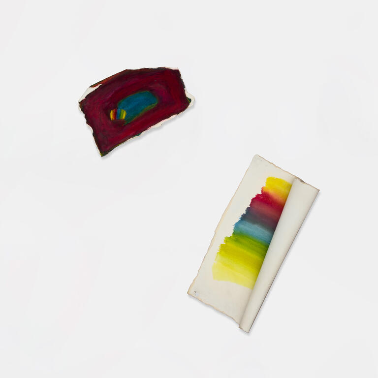 Catalogue raisonné, Bernadette Delrieu, Série des Papiers roulés - Papier roulé n°13 - 1980-1981