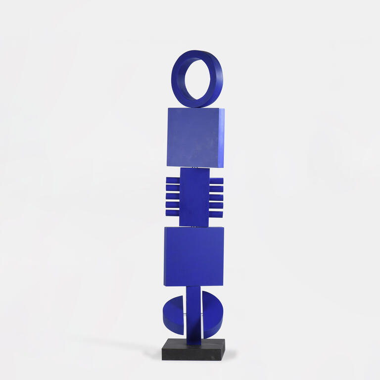 Catalogue raisonné, Joel Froment, Structure bleue mobile 3