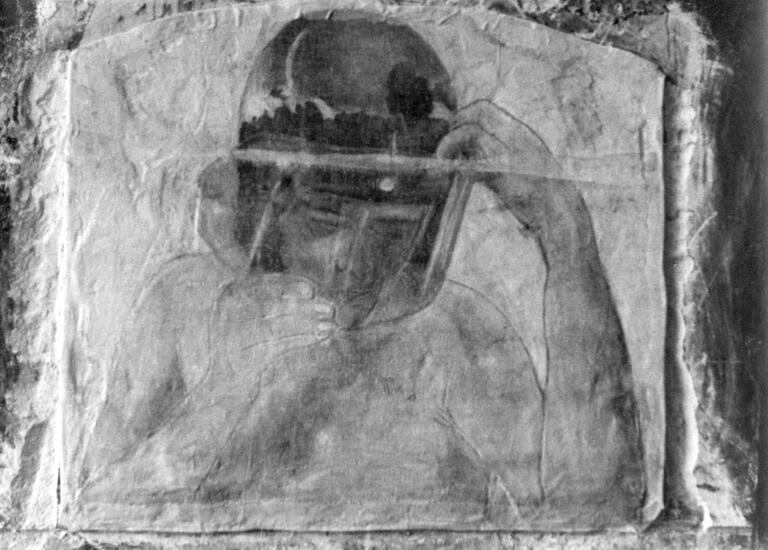 Catalogue raisonné, Bernadette Delrieu, Arrachage de ma fresque à l'ENSAD - 1974
