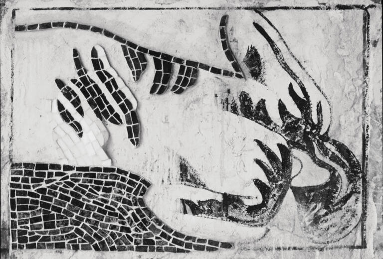 Catalogue raisonné, Bernadette Delrieu, Mosaique n°1 - 1967