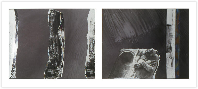 Catalogue raisonné, Bernadette Delrieu, Déplacements n°2 - 1986
