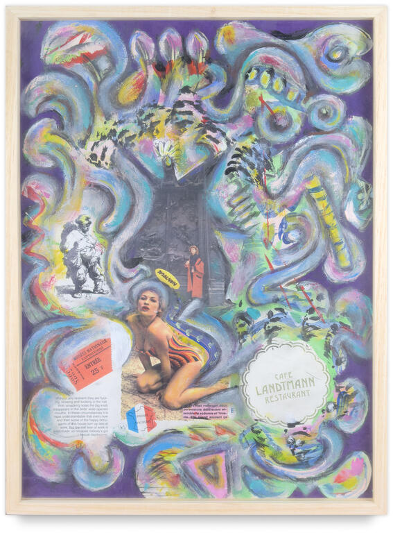 Catalogue raisonné, Jean-Jacques Lebel, S.B. prenant une pose ridicule - 1982-1983