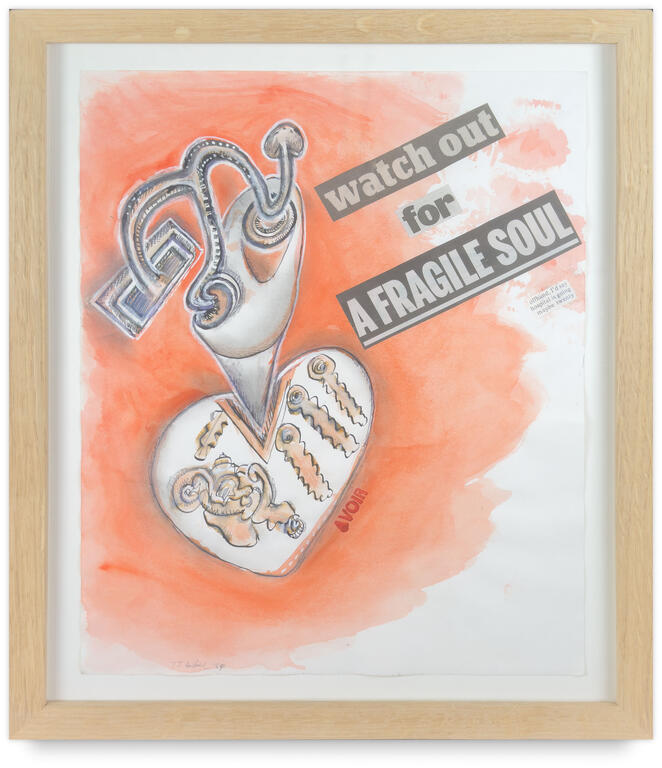 Catalogue raisonné, Jean-Jacques Lebel, Watch out for a fragile soul - 1967