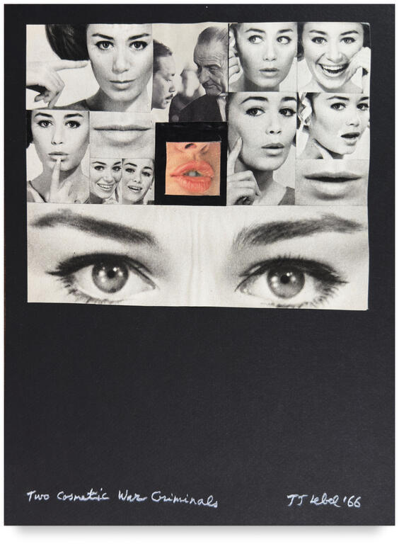 Catalogue raisonné, Jean-Jacques Lebel, Two cosmetic war Criminals - 1966
