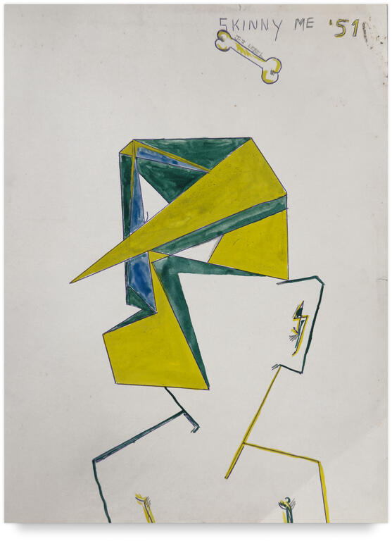 Catalogue raisonné, Jean-Jacques Lebel, Skinny Me - 1951