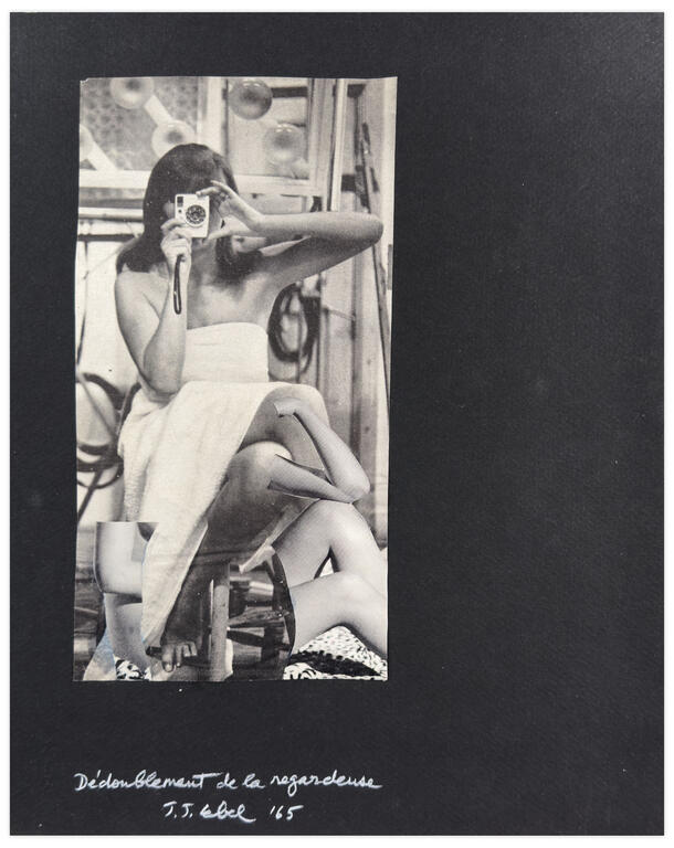 Catalogue raisonné, Jean-Jacques Lebel, Dédoublement de la regardeuse - 1965