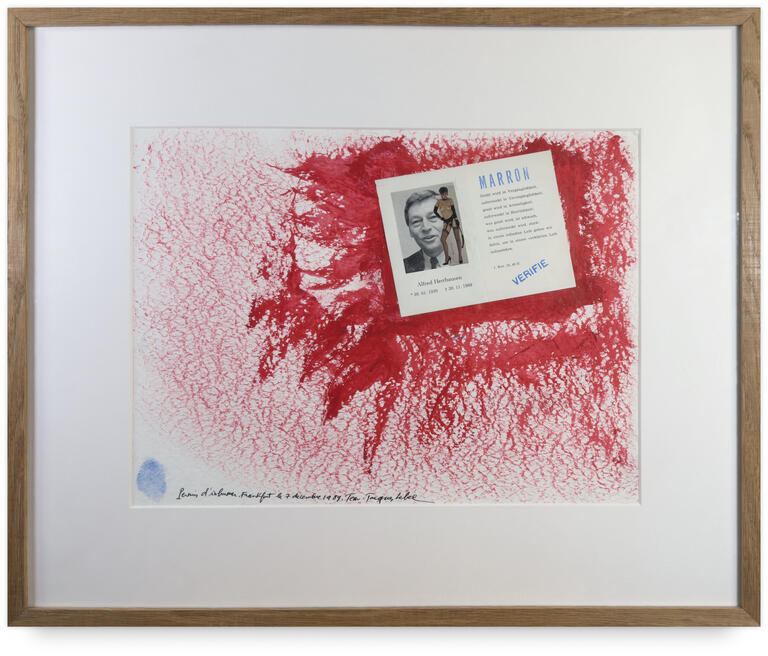 Catalogue raisonné, Jean-Jacques Lebel, Permis d’inhumer - 1989