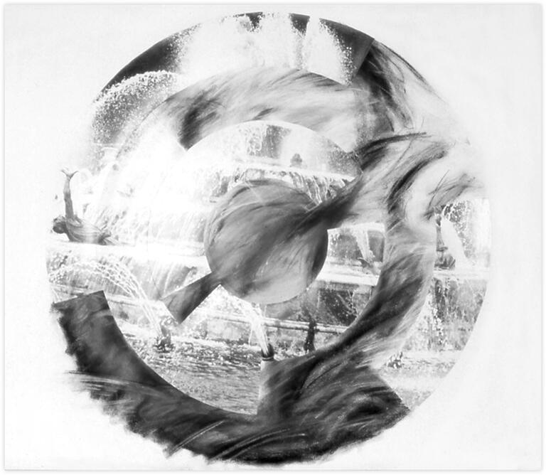 Catalogue raisonné, Bernadette Delrieu, Eaux (noir) - 1985