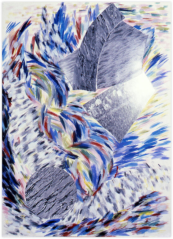 Catalogue raisonné, Bernadette Delrieu, Eaux n°10 - 1985