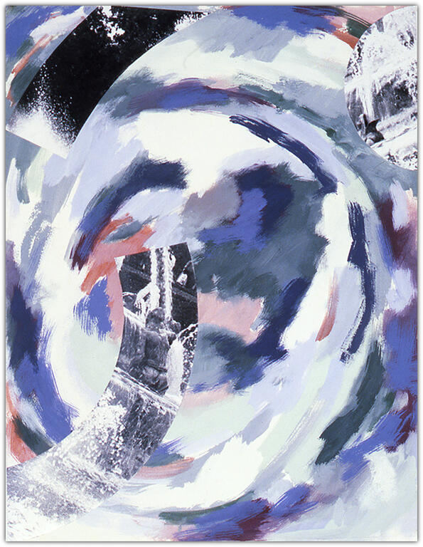 Catalogue raisonné, Bernadette Delrieu, Eaux n°5 - 1985