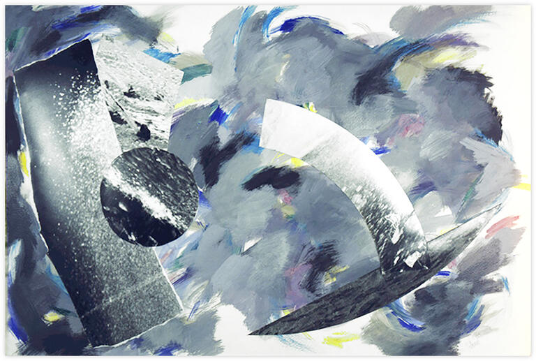 Catalogue raisonné, Bernadette Delrieu, Eaux n°12 - 1986