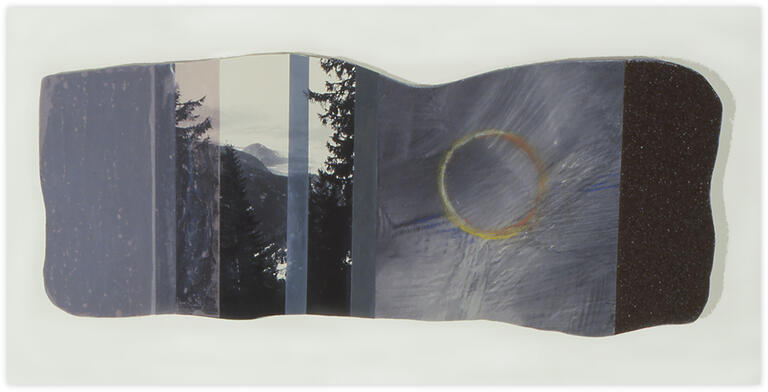 Catalogue raisonné, Bernadette Delrieu, Portes n°7 - 1988