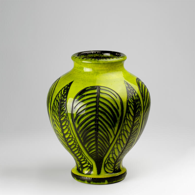 Catalogue raisonné, Pol Chambost. Vase balustre. Faïence 