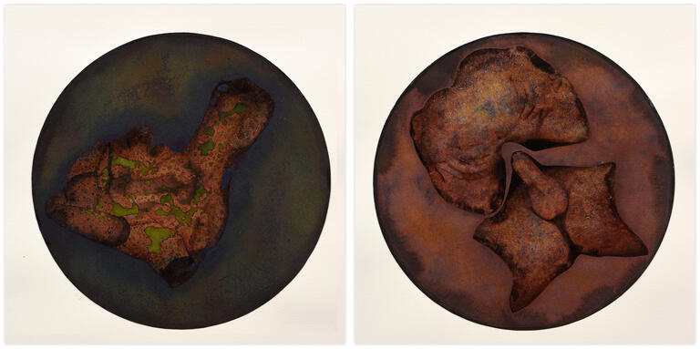 Catalogue raisonné, Henri Maccheroni, Diptyque, Pompéi - 1979