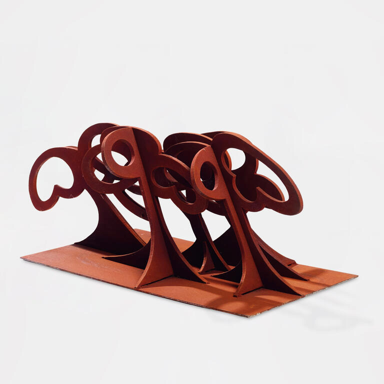 Catalogue raisonné, Claude Gilli, Forêt d'arbres (maquette) — 2012