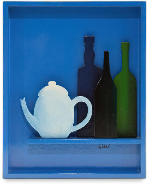 Catalogue raisonné, Claude Gilli, Nature morte aux 3 bouteilles — 