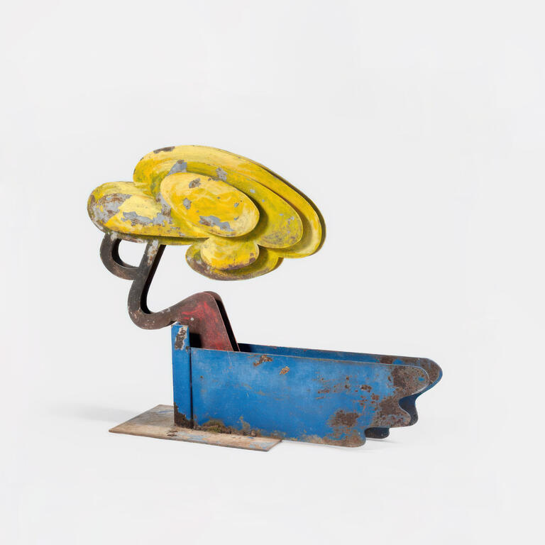 Catalogue raisonné, Claude Gilli, Sans titre (arbre jaune) — 1987