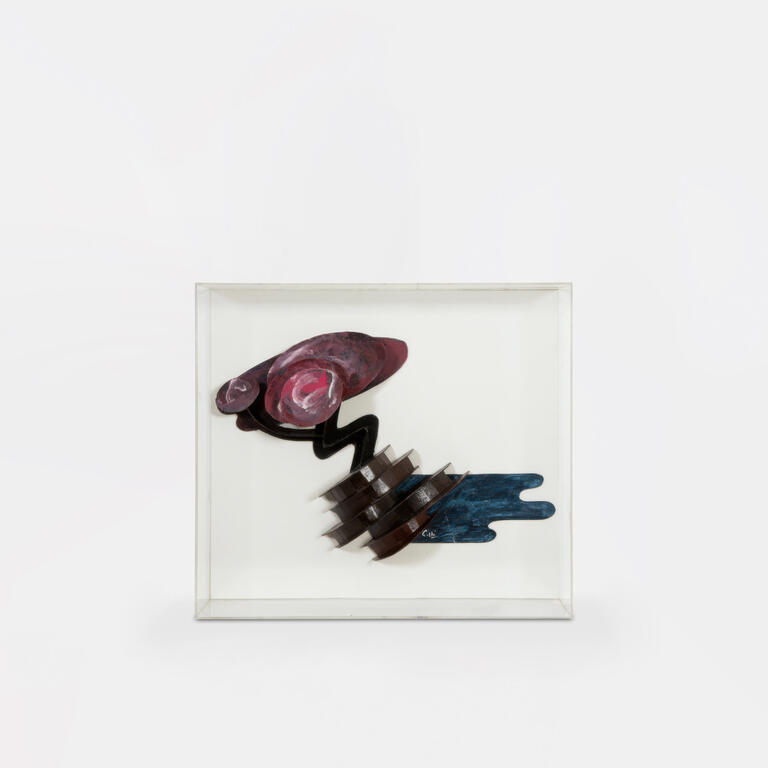Catalogue raisonné, Claude Gilli, Etude paysage 3 — 1991