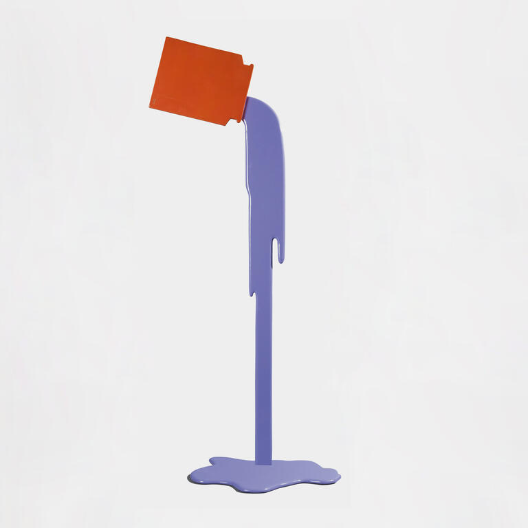 Catalogue raisonné, Claude Gilli, Grande Coulée mauve — 1966