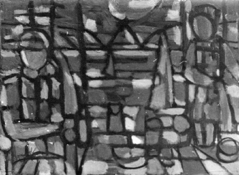 Catalogue raisonné, Hans Seiler, Personnages à Morcote, 1948