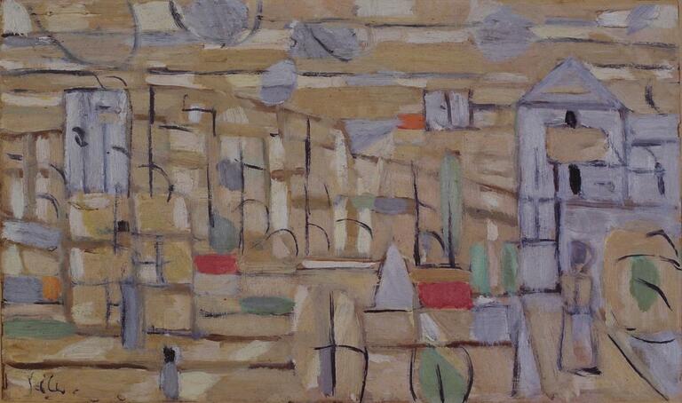 Catalogue raisonné, Hans Seiler, Vue de la maison, circa 1952