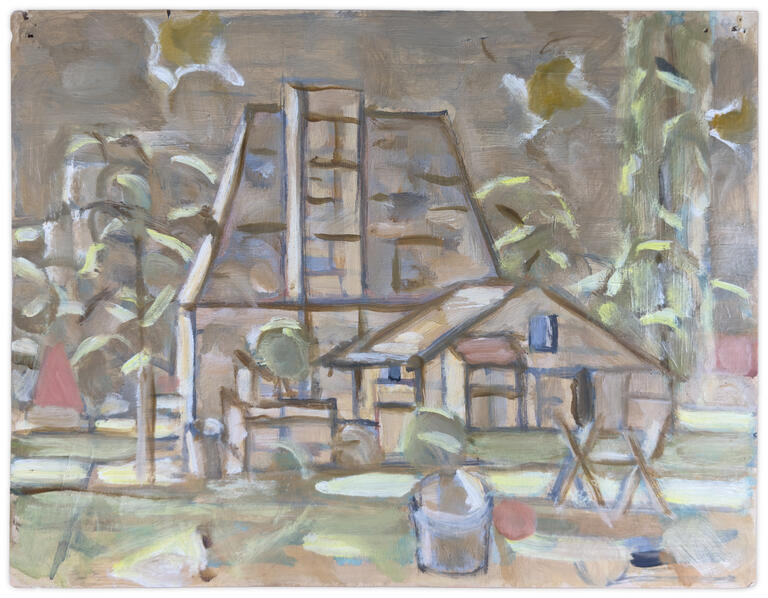 Catalogue raisonné, Hans Seiler, La maison Lacour, circa 1960