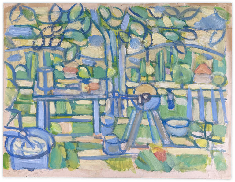 Catalogue raisonné, Hans Seiler, La meule, circa 1955