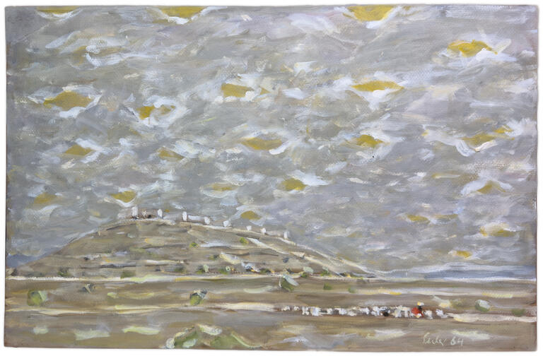 Catalogue raisonné, Hans Seiler, Troupeaux à Gormaz, 1984