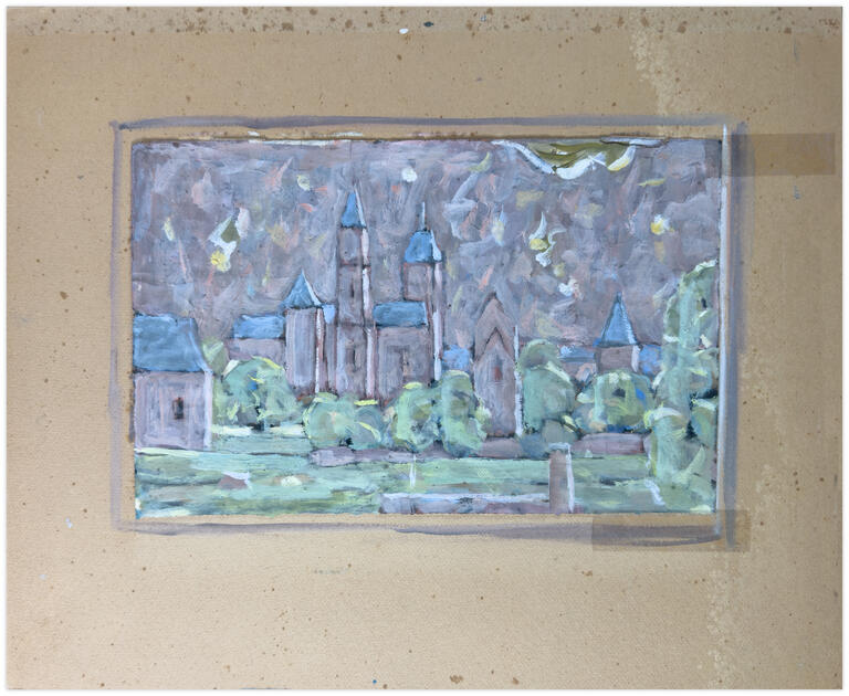 Catalogue raisonné, Hans Seiler, Cathédrale rose, circa 1970