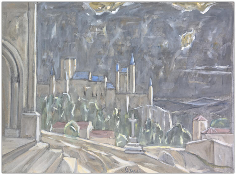 Catalogue raisonné, Hans Seiler, L'Alcazar vu de la chapelle, 1979