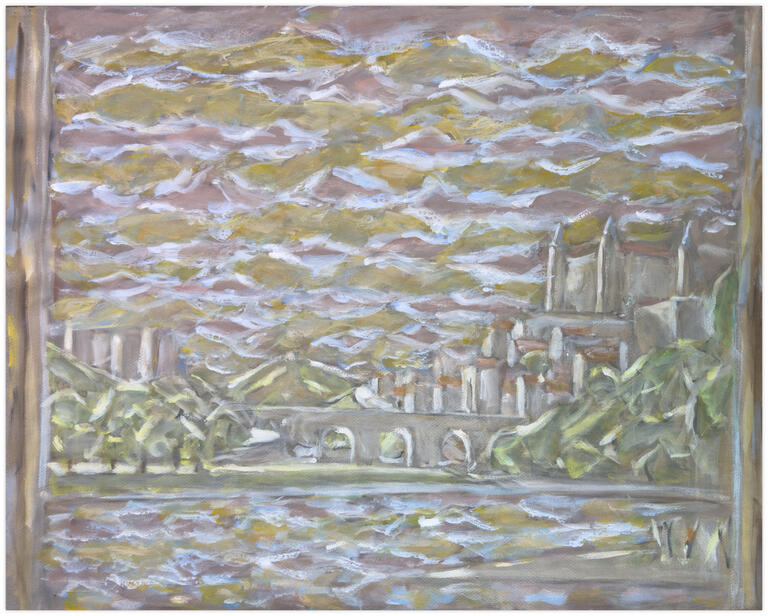 Catalogue raisonné, Hans Seiler, Grand Tolède au ciel nuageux, 1980