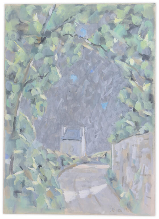 Catalogue raisonné, Hans Seiler, Maison sous le mur, 1965