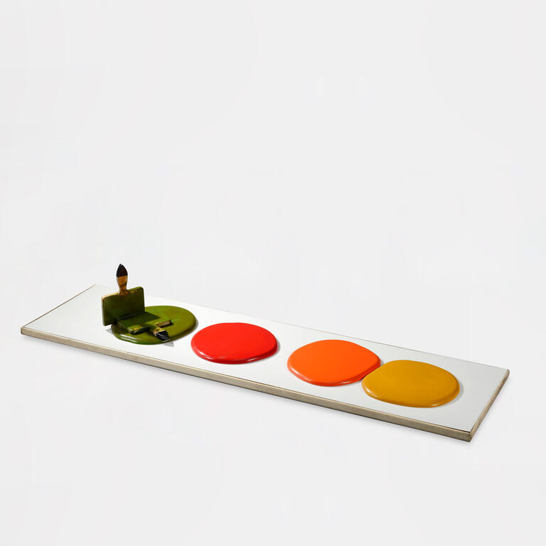 Catalogue raisonné, Claude Gilli, Sans titre (les outils du peintre) —