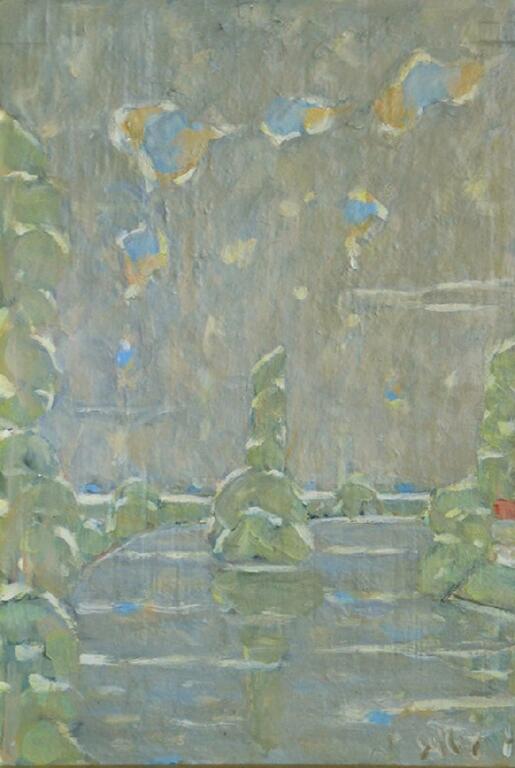 Catalogue raisonné, Hans Seiler, Ile sur la Marne, 1974