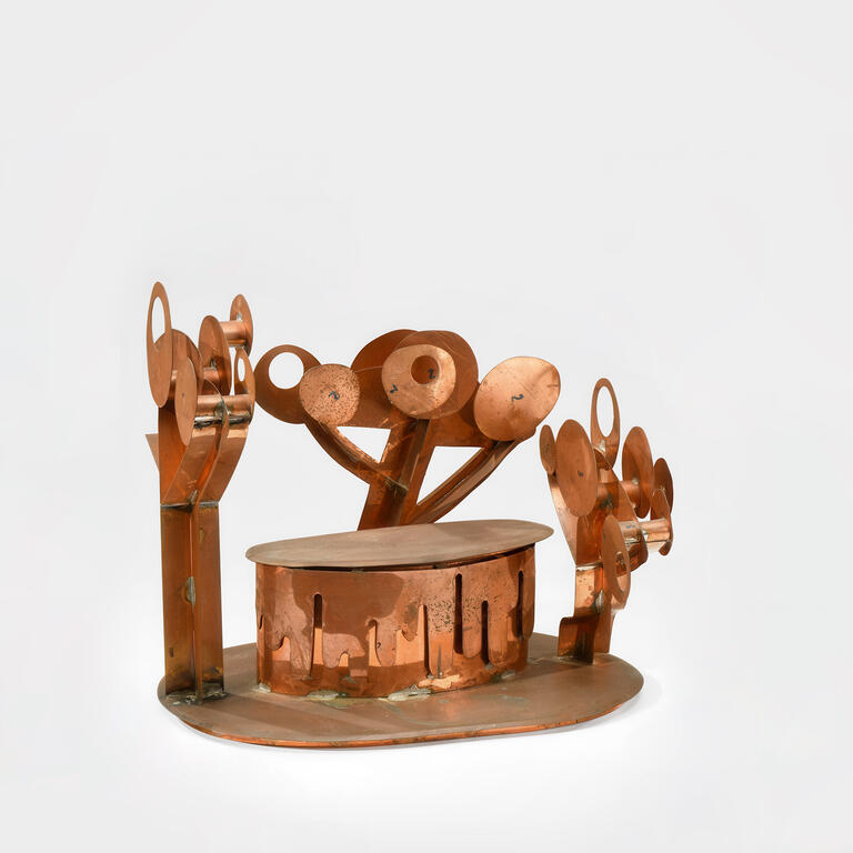 Catalogue raisonné, Claude Gilli, Maquette pour la Cascade du château — 1994