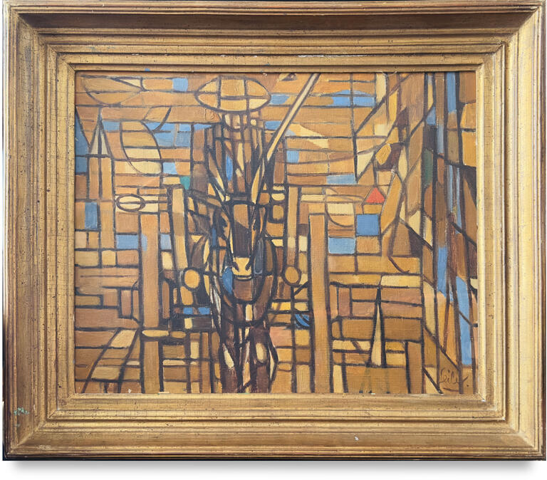 Catalogue raisonné, Hans Seiler, Paysage avec l'âne, 1946