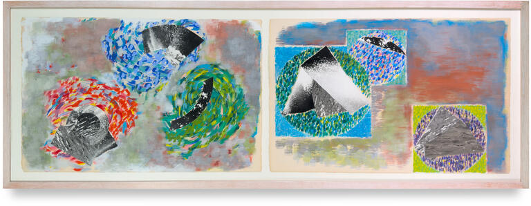 Catalogue raisonné, Bernadette Delrieu, Eaux n°15 et n°16, 1986