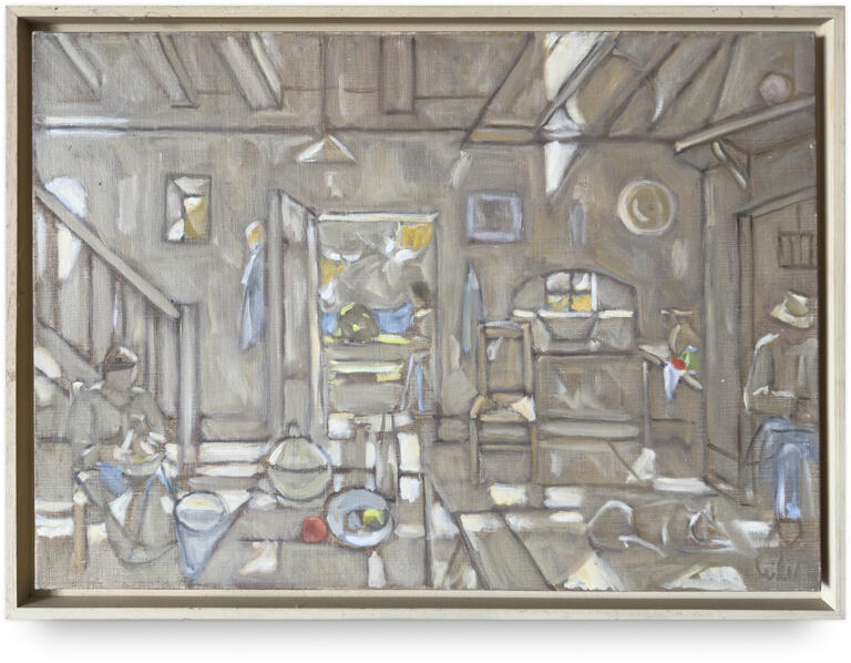 Catalogue raisonné, Hans Seiler, Intérieur de campagne, circa 1975