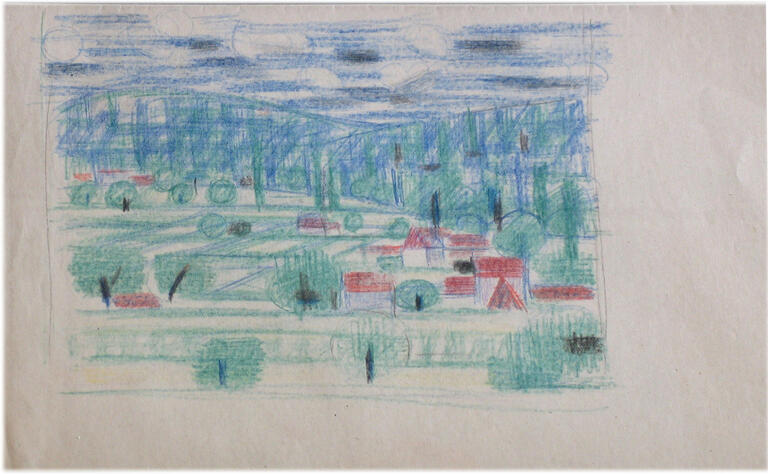 Catalogue raisonné, Hans Seiler, Les Ecoles à La Roque, circa 1942