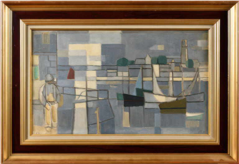 Catalogue raisonné, Hans Seiler, Sur le Port, circa 1943