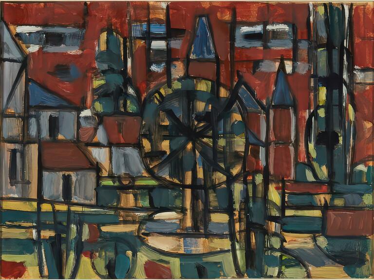 Catalogue raisonné, Hans Seiler, Le Jardin, 1957