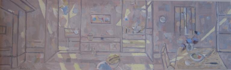 Catalogue raisonné, Hans Seiler, Intérieur mauve, 1964