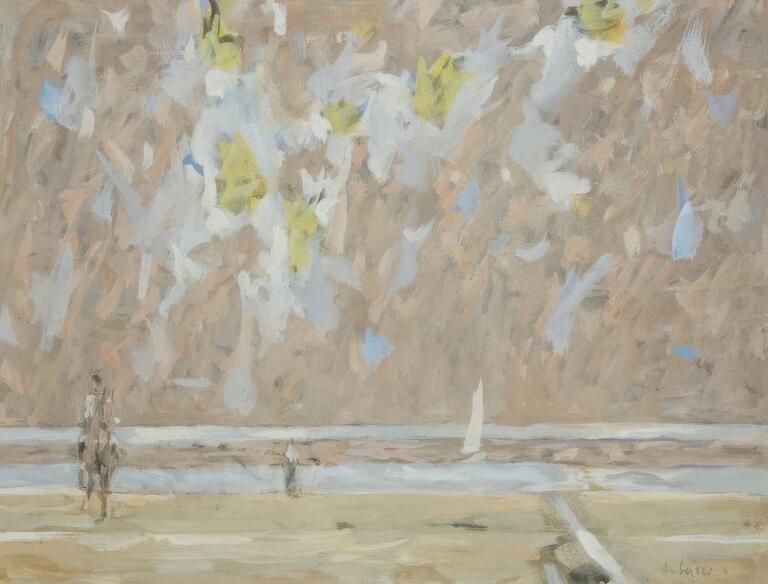 Catalogue raisonné, Hans Seiler, Cavalier sur plage, 1965