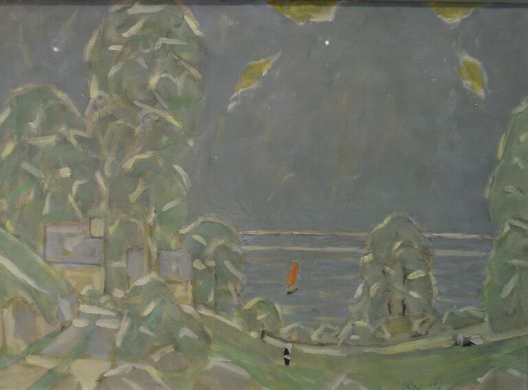 Catalogue raisonné, Hans Seiler, La voile rouge, 1978