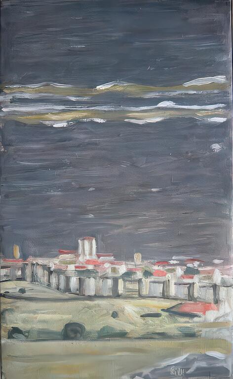 Catalogue raisonné, Hans Seiler, Les remparts d'Avila (gris), 1982