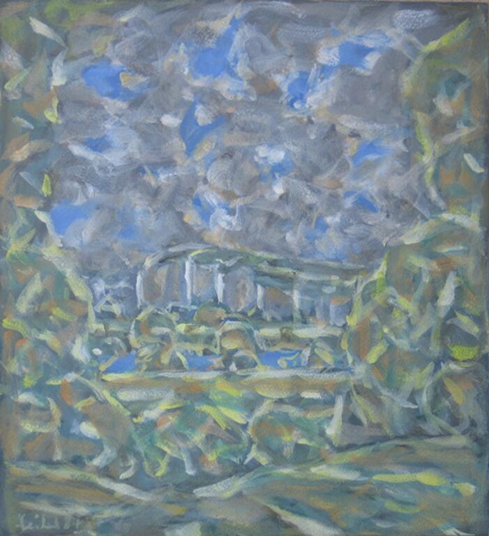 Catalogue raisonné, Hans Seiler, Les rochers de La Roque, 1984