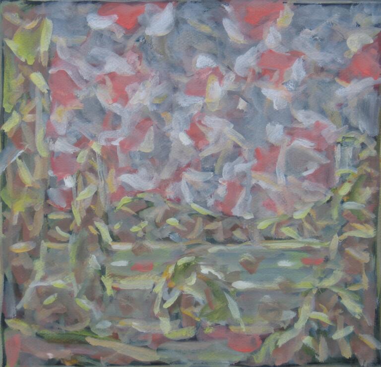 Catalogue raisonné, Hans Seiler, Vue de la terrasse, 1984