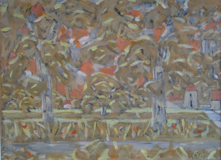 Catalogue raisonné, Hans Seiler, Le Chemin des granges, circa 1982