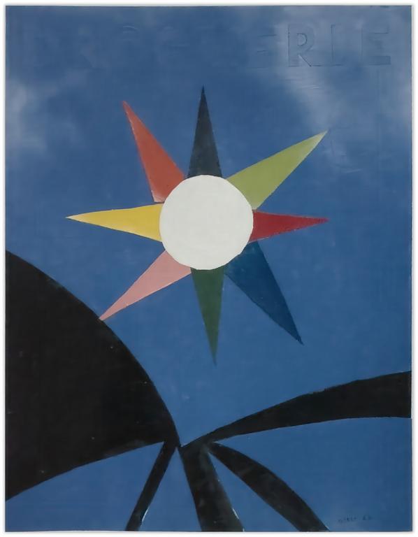 Catalogue raisonné, Claude Gilli, Etude pour un tableau La droguerie de la rue Jacob a Paris