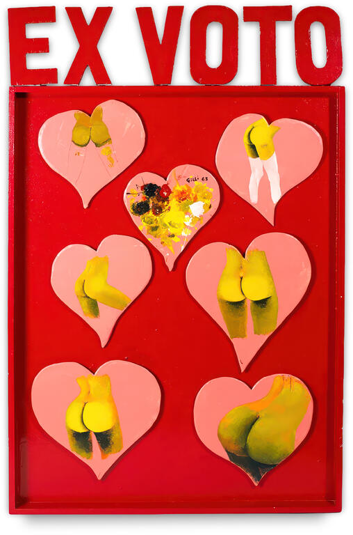 Catalogue raisonné, Claude Gilli, ex-voto Laghet — 1965